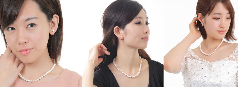 業界最安値 真珠ネックレスセットの販売 淡水真珠専門店つやたま